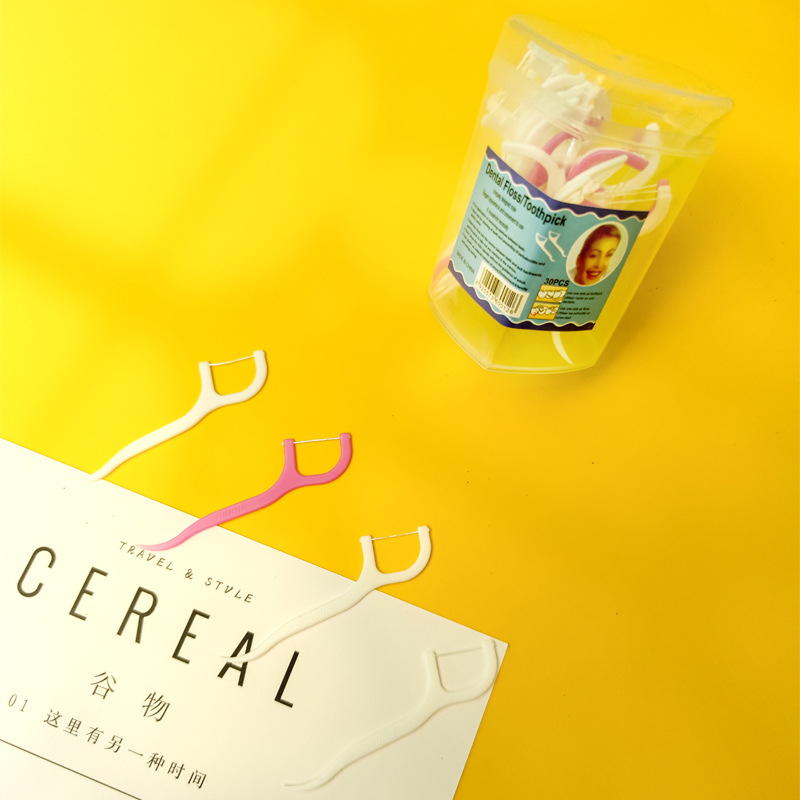 Love dental floss box, disposable plastic toothpicks, dental care, portable dental floss sticks, family floss picks pic 16