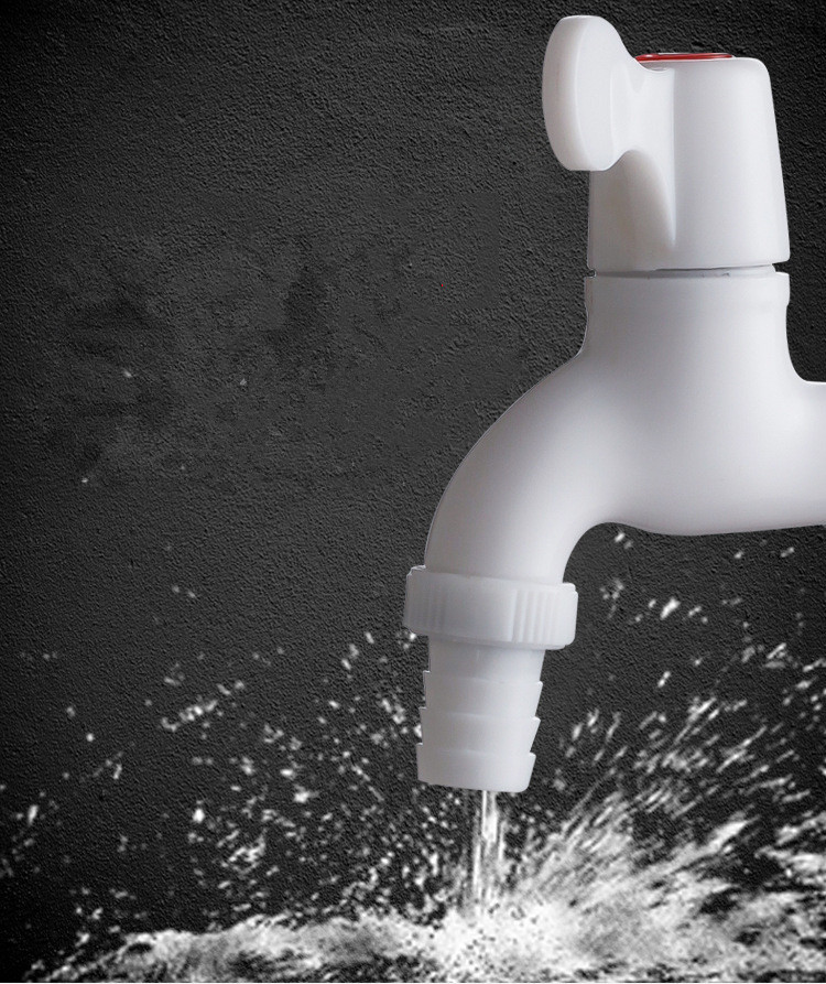Public place outdoor outdoor faucet plastic washing machine faucet 4 fen 6 fen household PVC project payment pic 2