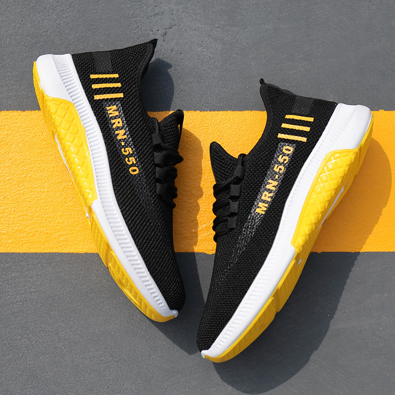 2025春季夏季新款男鞋网面透气休闲鞋青少年运动鞋飞织鞋男鞋批发详情75