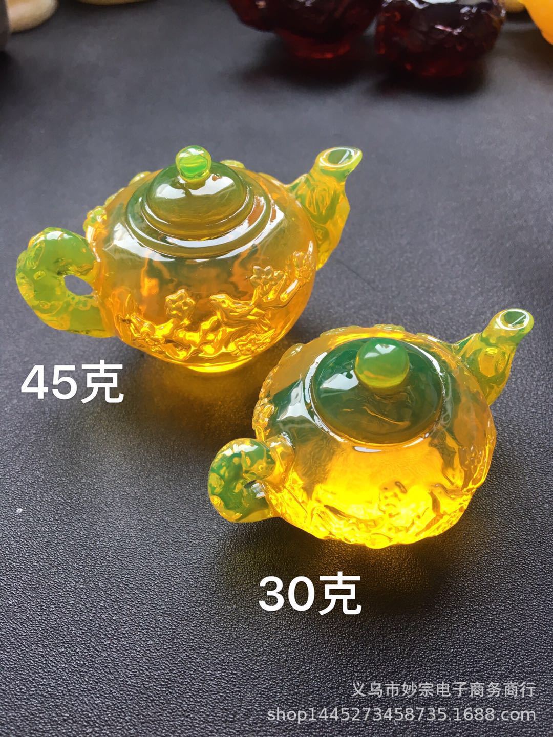 琥珀蜜蜡麻将把玩件蓝珀血珀把把壶手把件老蜜蜡把把糊白蜜金珀批详情19