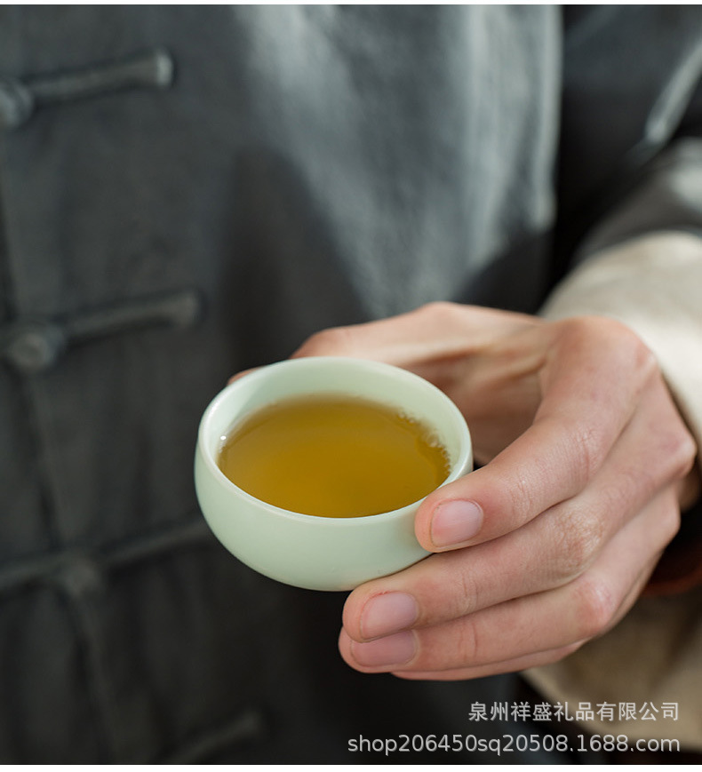 Ding Kiln Kung Fu Travel tea set, ceramic complete set, outdoor portable tea set wholesale gift, one pot, two cups, four cups pic 14