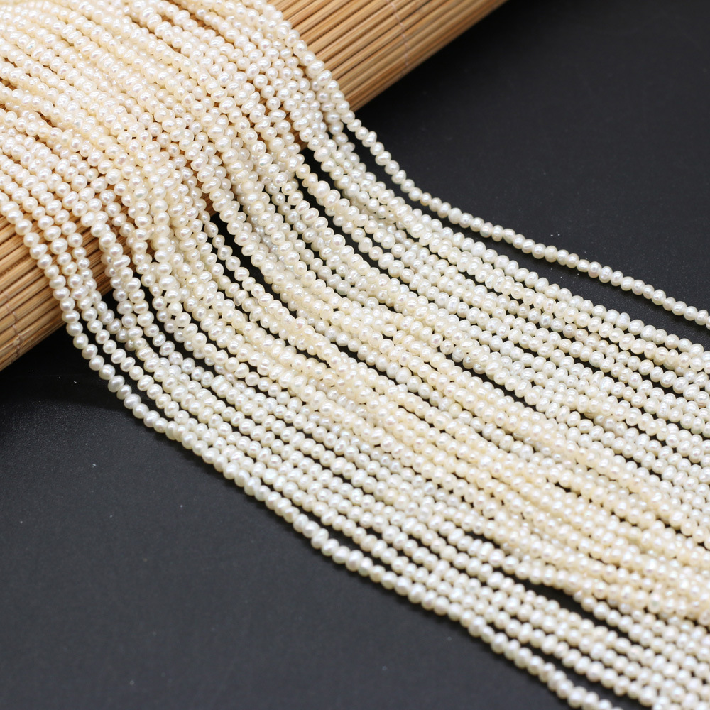 Exquisite natural freshwater pearl potato beads DIY jewelry accessories, handcrafted jewelry necklaces, semi-finished product production and wholesale pic 8