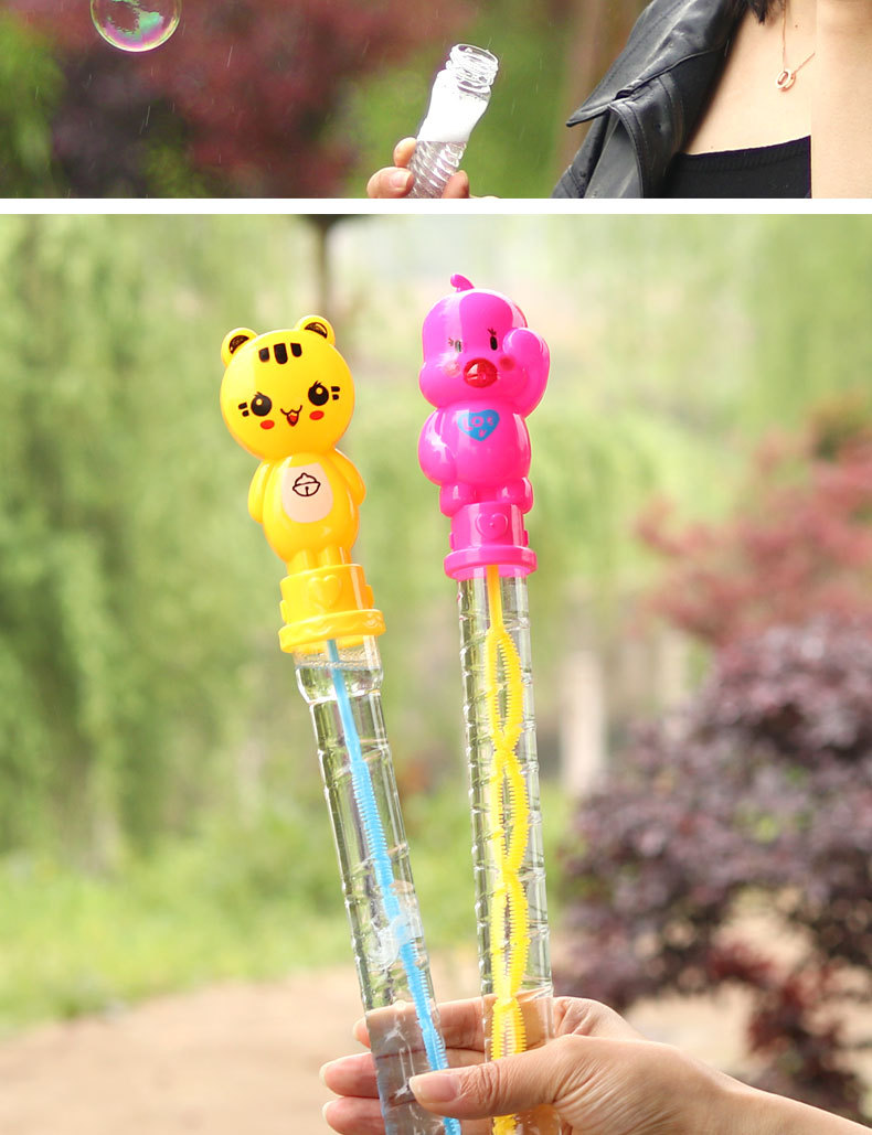 Wholesale of cartoon concentrate bubble sticks, bubble machines, bubble balls, electric bubble toys, and fun bubble games pic 9
