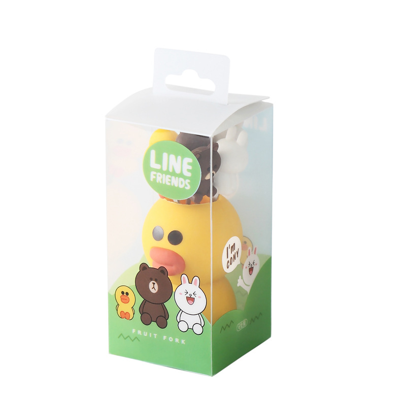 水果叉子家用不锈钢小鸭果叉罐创意收纳罐套装水果签蛋糕甜品叉详情7