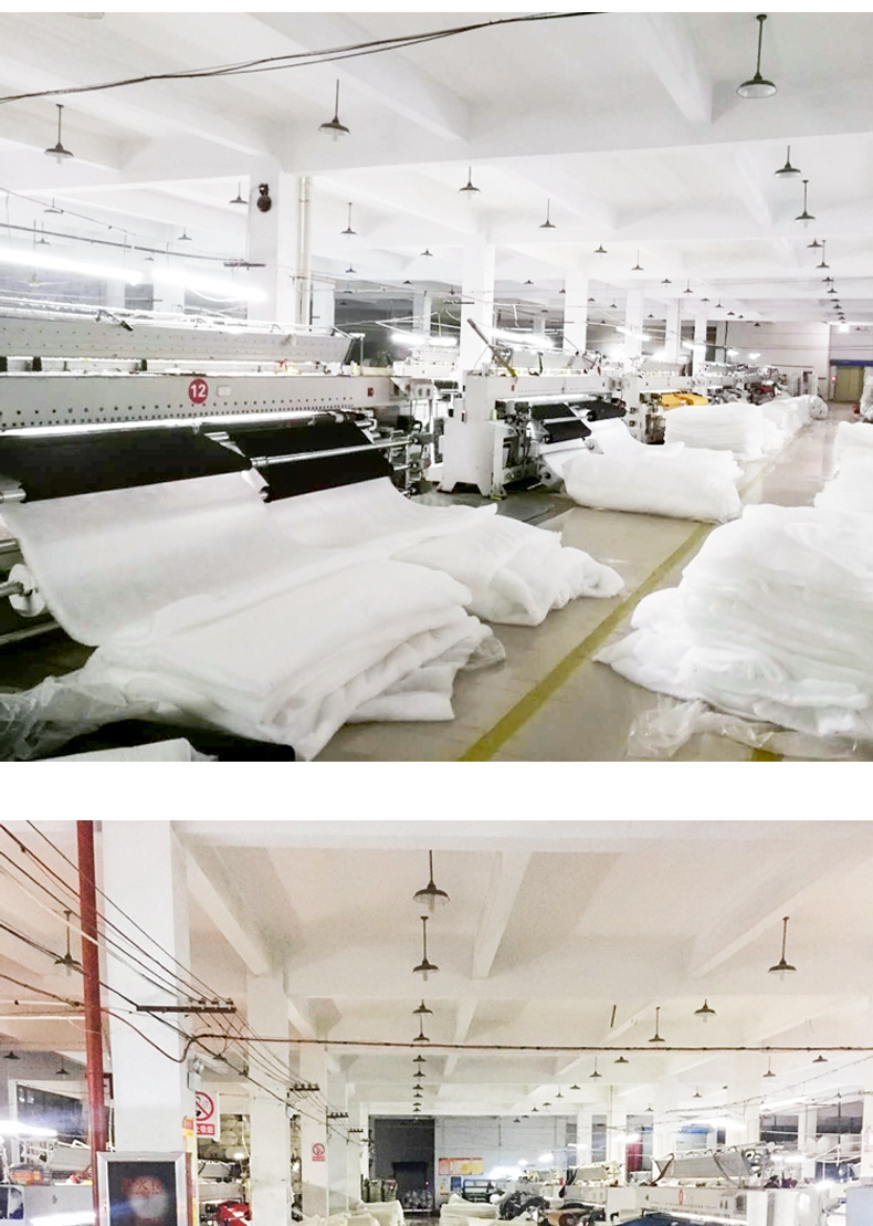 RPET春亚纺绗绣爱心夹棉化妆包文具盒沙发套箱包服装绗缝面料详情11