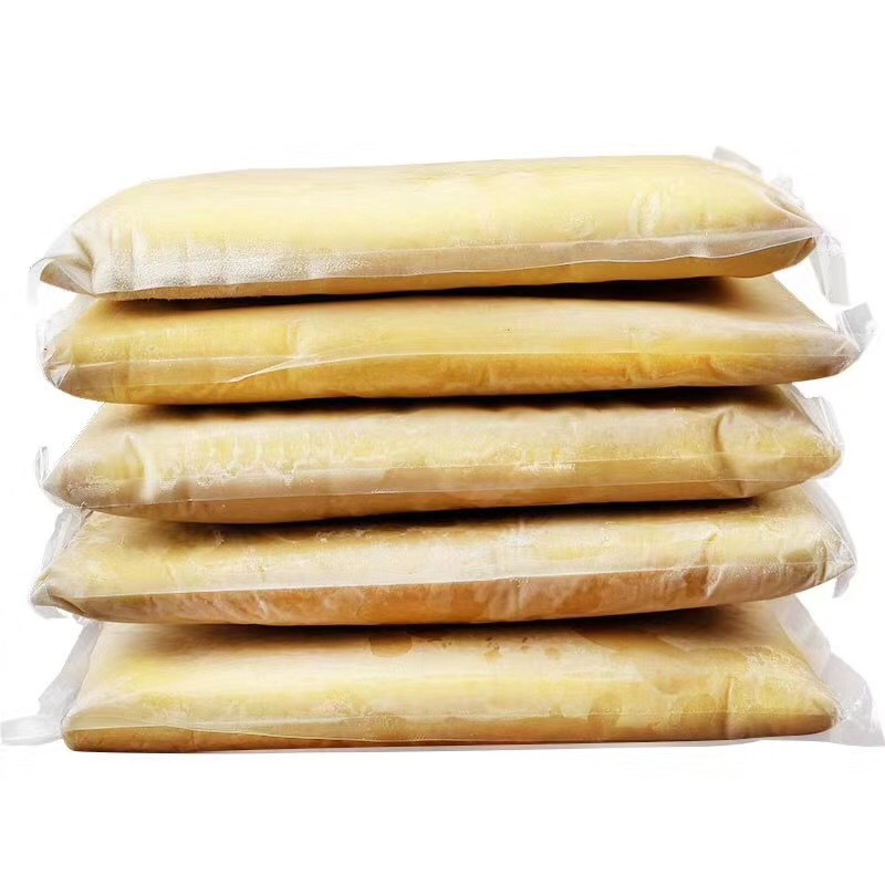 Fresh, original imported Sultan King durian flesh from Malaysia, frozen durian puree D24 fruit puree source manufacturer pic 4