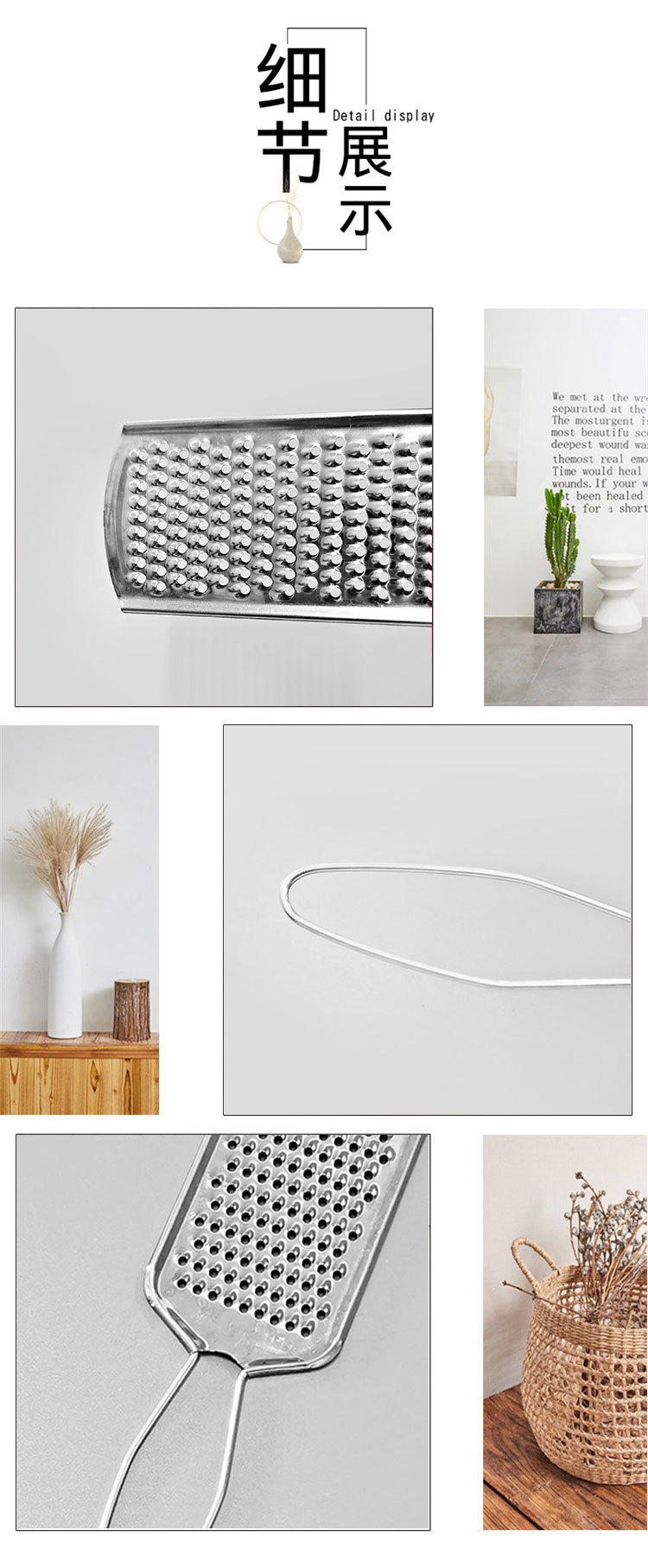 Kitchen cheese grater, cheese grater, ginger grater, grater, garlic grater, ginger grater, potato and radish grater pic 5