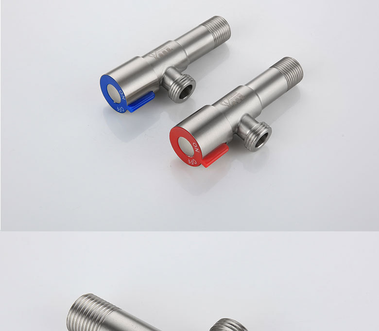 Ximans extended Angle valve water heater water valve toilet switch copper core thickened 304 stainless steel Angle valve pic 16