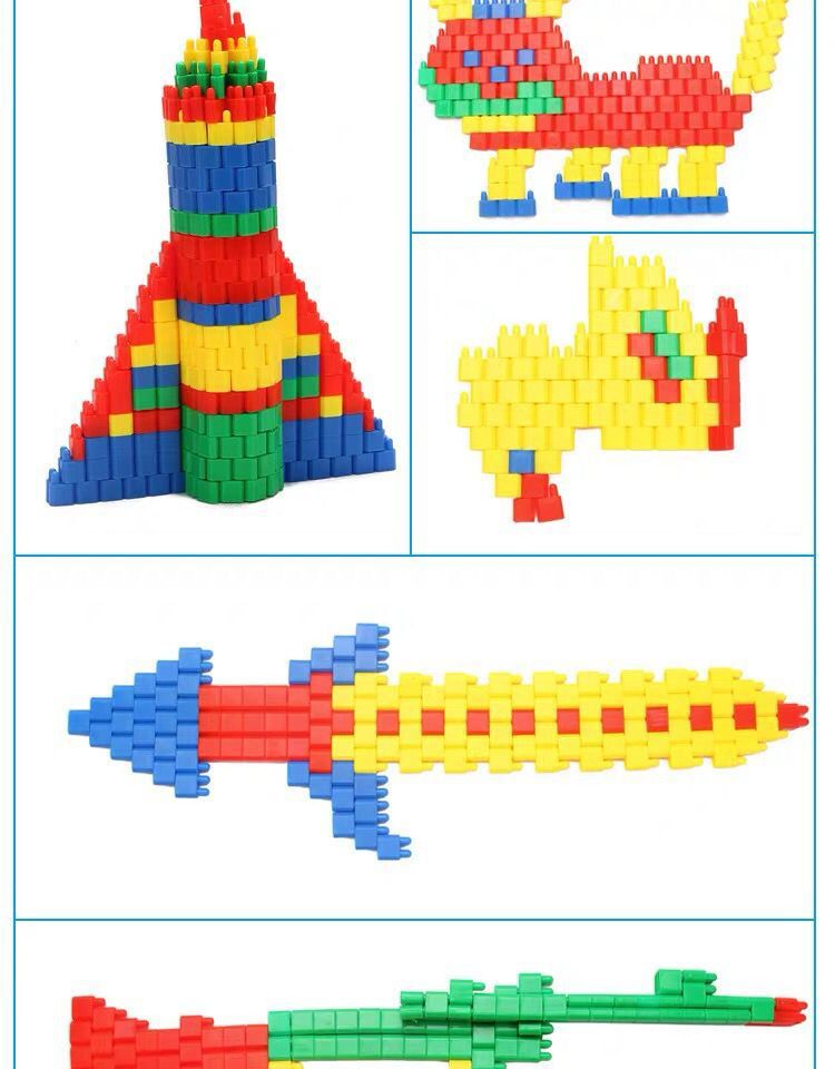 Rocket bullet head small particle building block assembly toys, plastic assembly toys for children aged 3 to 9, early education and intelligence toys pic 14