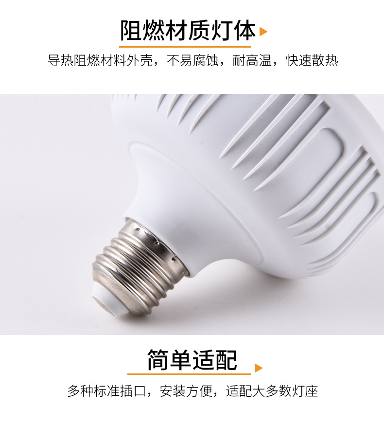 led bulb E27, household high-power, high-style bulb, street lamp, screw-top energy-saving bulb, super bright pic 22