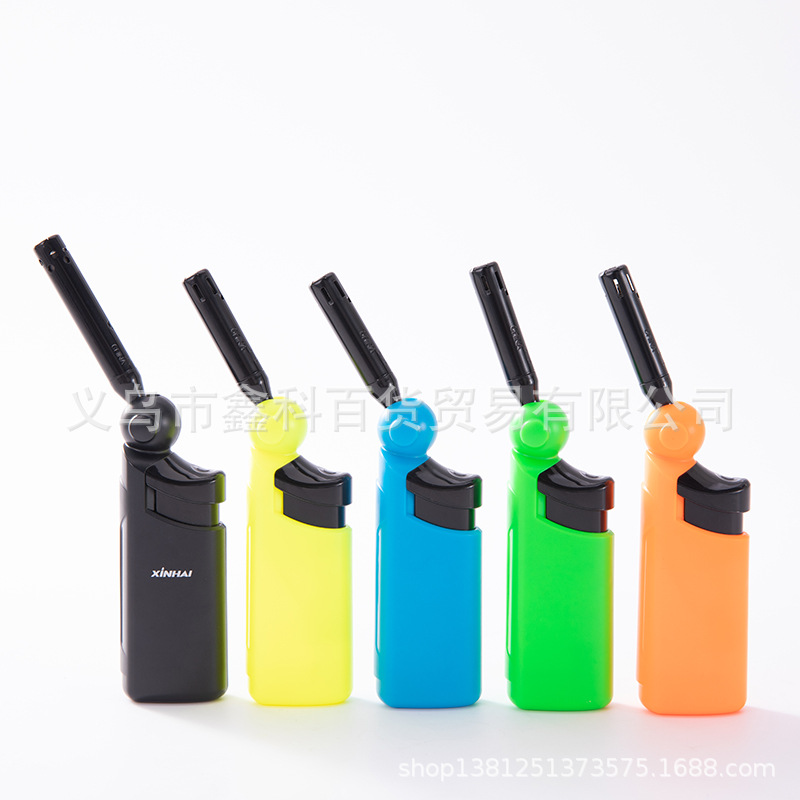 厂家直供彩色家用厨房点火器明火打火机户外野炊安全点火器可旋转详情9