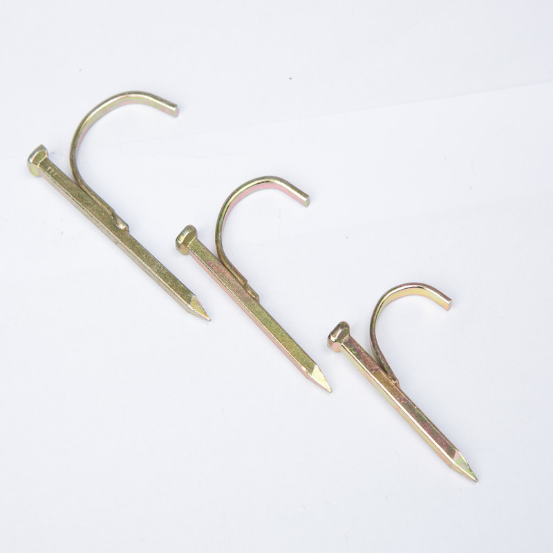 ppr water pipe hook nails, pipe nails inserted into the wall, hook nails, 20 hook nails, steel nails, cement fixed pipe code nails, 4 inches, 6 inches, 1 inch, 25 pic 2