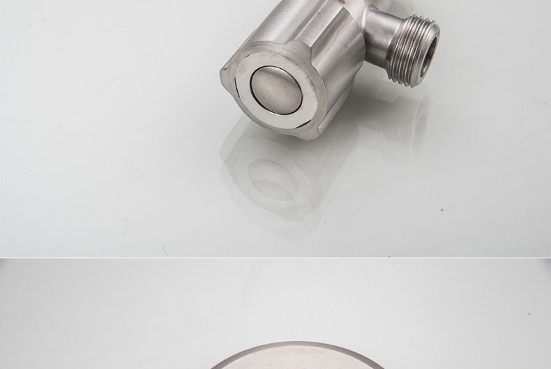 Ximans 304 stainless steel Angle valve, all-copper Angle valve, water heater water stop switch valve, 4-minute DN15 ceramic core pic 22