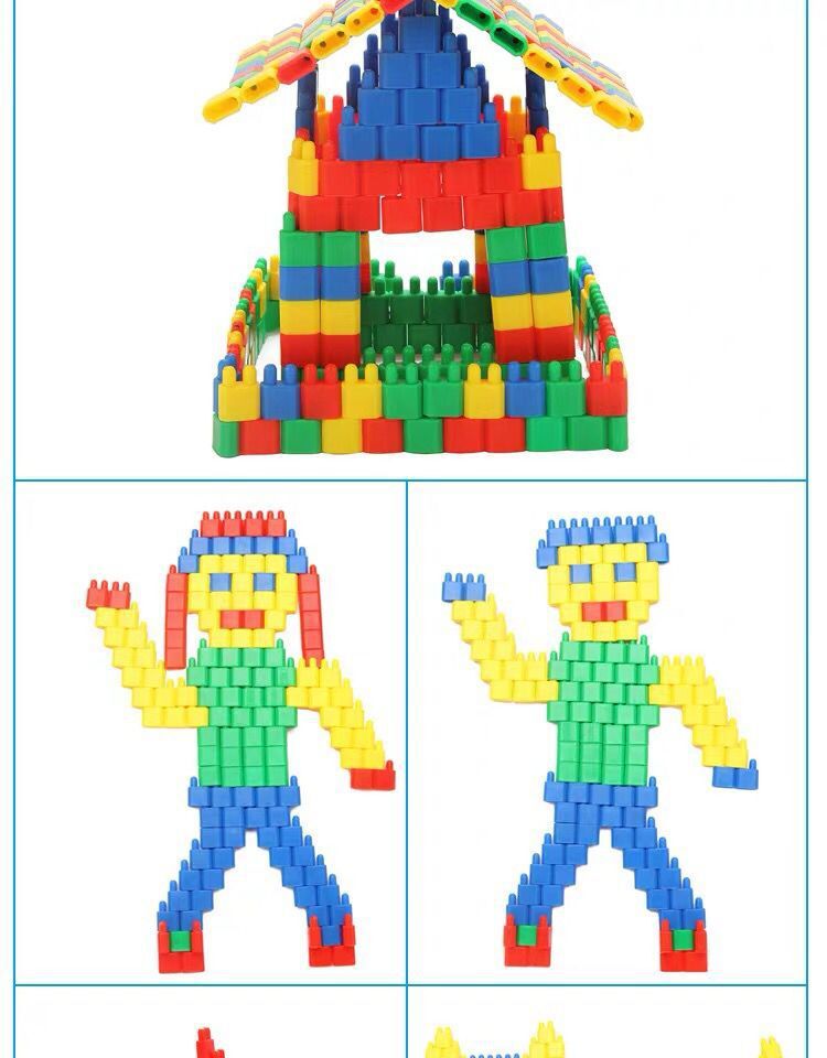 Rocket bullet head small particle building block assembly toys, plastic assembly toys for children aged 3 to 9, early education and intelligence toys pic 13