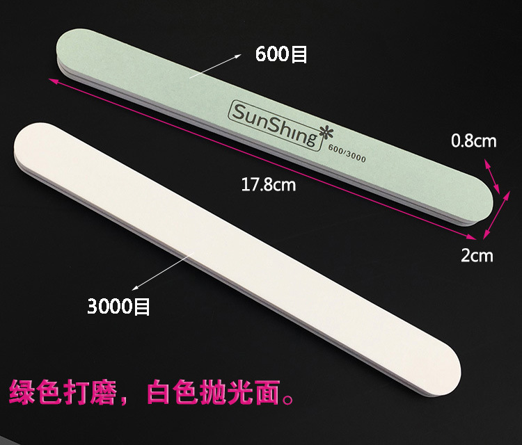 In stock, there are blank, unprinted green and white double-sided decorative items, silver erasers, gold and silver stain removers, nail tools, and polishing strips pic 3