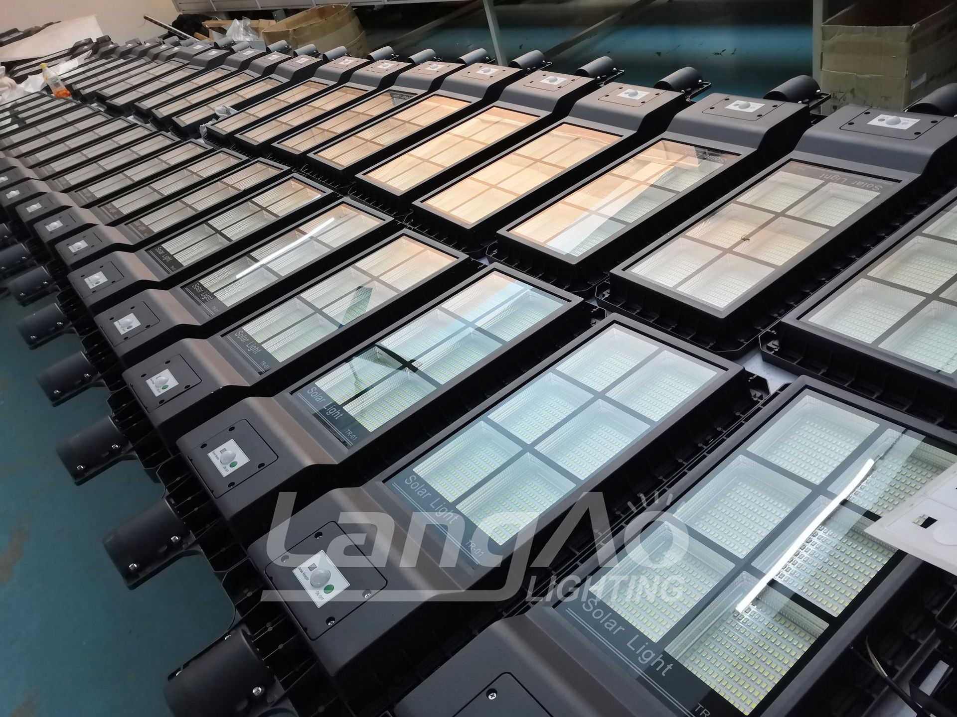 Solar integrated street lamp, LED lamp, solar lamp, 120W solar floodlight pic 31