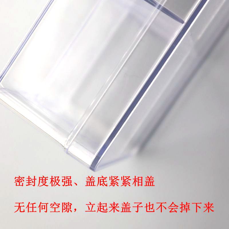 PS塑料高透明6格有盖带分隔盒新料源头厂家整理归纳盒便捷详情21