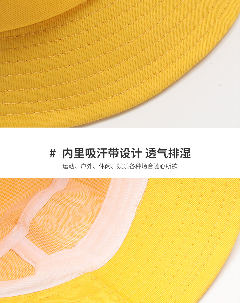Весенняя, летняя и осенняя шапка корейской женщины в чисто цветной, классической рыбацкой шляпе, мужчина в индивидуальной индивидуальной шапке на открытом воздухе pic 17