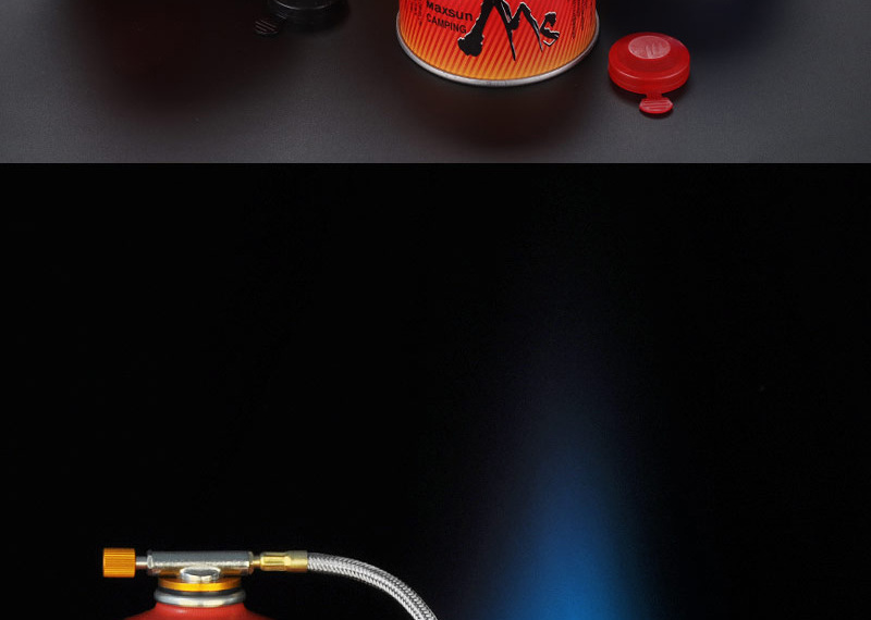 Maixian High-altitude outdoor portable explosion-proof flat gas cylinder Portable high-cold and high-altitude picnic and camping stove flat gas cylinder pic 6