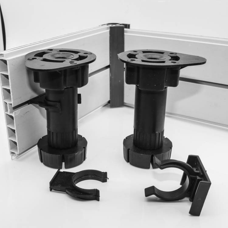 10cm black cabinet feet, high-end ABS kitchen cabinet skirting board, 10cm kitchen water deflector, adjustable plastic cabinet feet pic 36