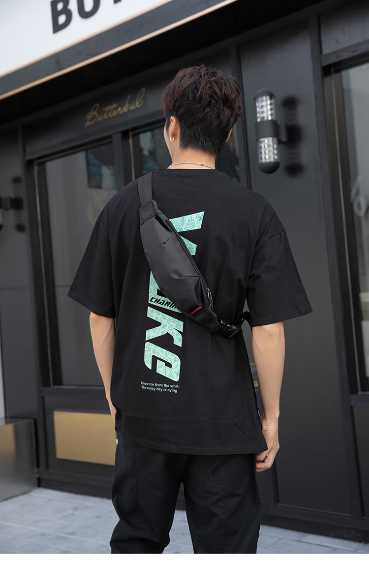 迷你腰包男潮牌单肩斜挎包时尚潮ins胸包手机包小型轻便背包批发详情3