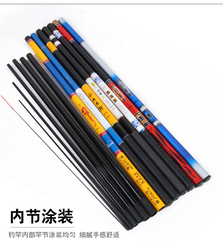 Short-section fishing rods, various fiberglass reinforced plastic stream rods, 3.6-meter short-section fishing rods wholesale, fishing rod handle set pic 8
