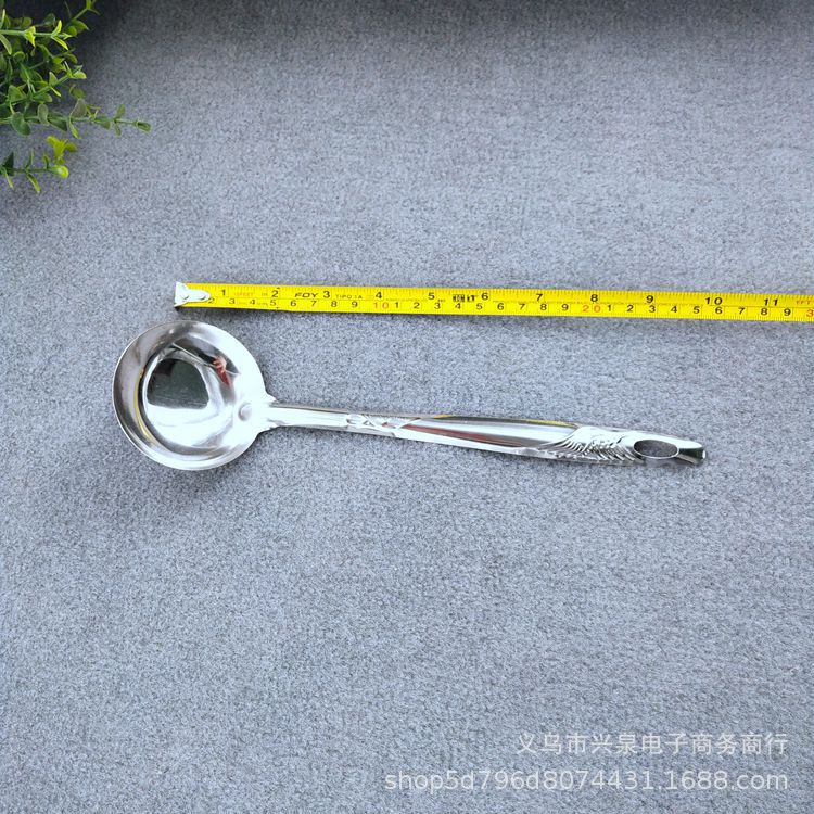 【 Zone 1-10 】 Crane Soup Spoons 3000 per box Crane Soup spoons, Hot pot soup spoons, metal soup spoons, hot pot spoons, hotel and restaurant spoons, household ladles, soup spoons, free gifts wholesale pic 4