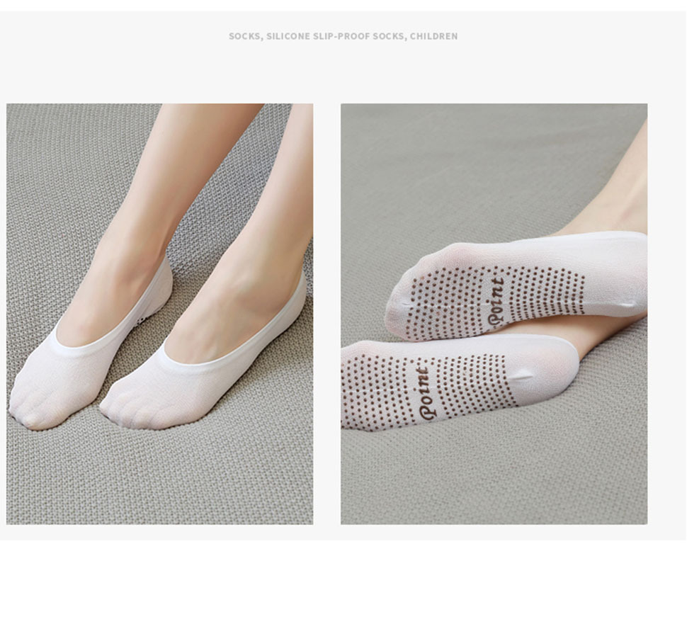 Wholesale of new spring and summer women's candy-colored anti-slip silicone boat socks, women's invisible socks, thin breathable shallow socks pic 17