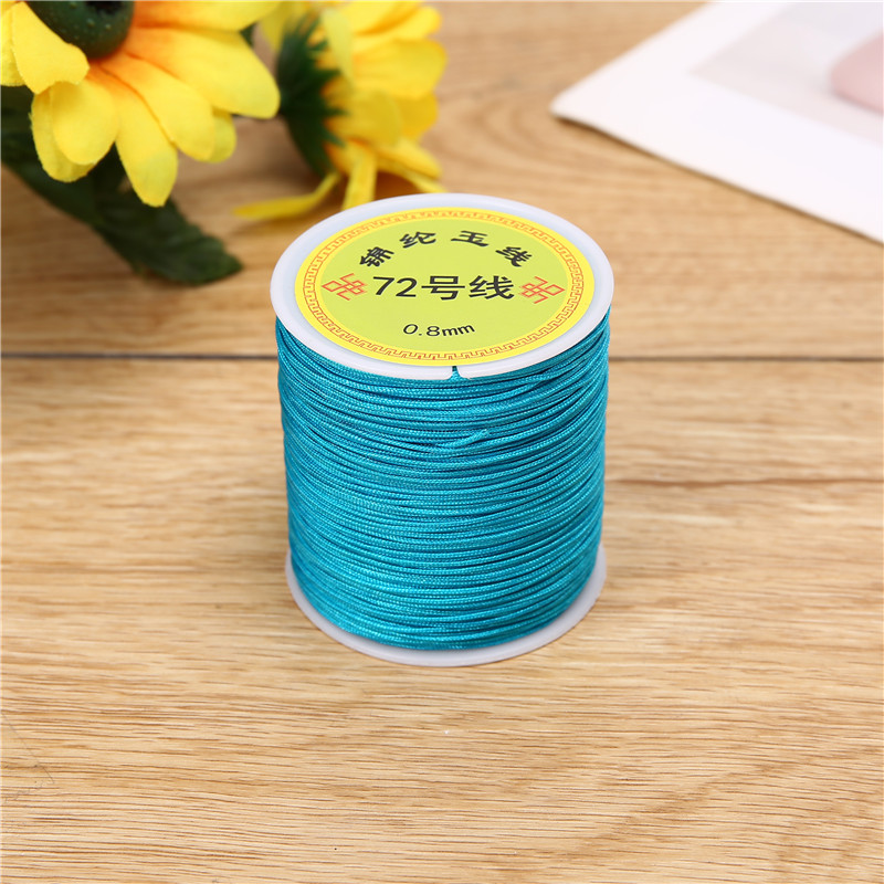 100-meter axis DIY handcrafted beaded thread, No. 72 jade thread, red rope, hand-woven thread, Chinese knot thread, multi-color direct supply from the manufacturer pic 11