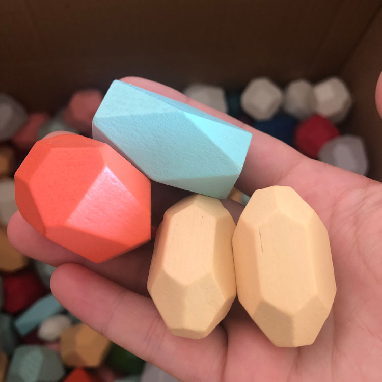 Flawed Stone stacking puzzle, colorful building blocks, Stone stacking, Jenga toy figurines, training boys and girls, stones pic 17