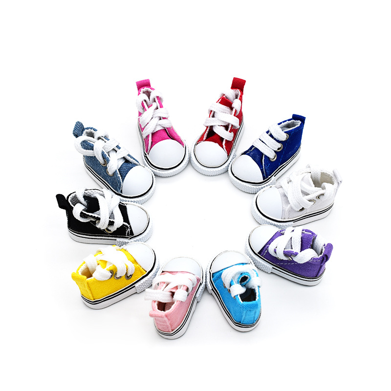 20cm baby shoes, 6 points bjd6 points canvas shoes, 30 cm joint doll dress-up toy doll shoes pic 8