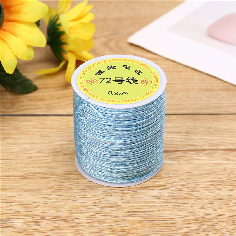 100-meter axis DIY handcrafted beaded thread, No. 72 jade thread, red rope, hand-woven thread, Chinese knot thread, multi-color direct supply from the manufacturer pic 12