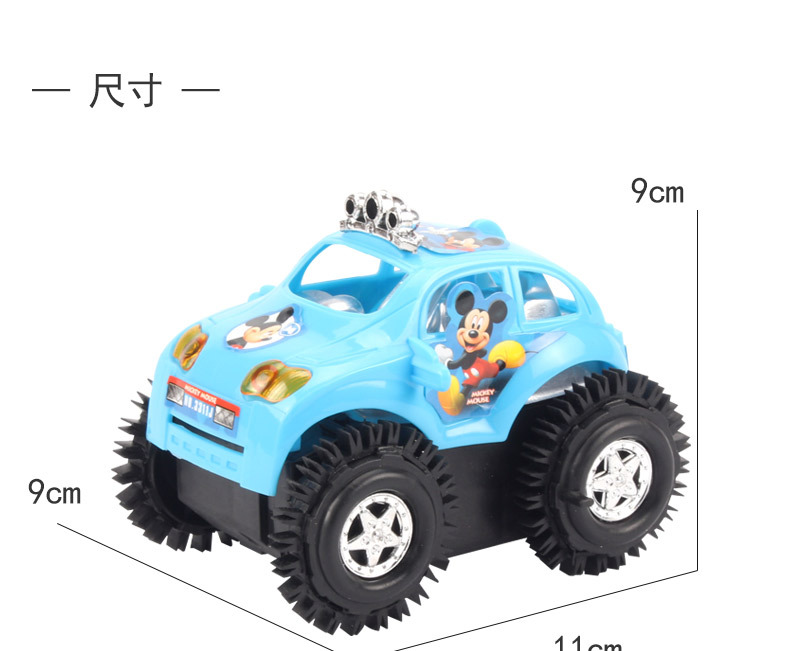 The electric toy car, the electric Mickey Mouse dump truck, will do a somersaults when encountering obstacles. It is a popular product at street stalls pic 12