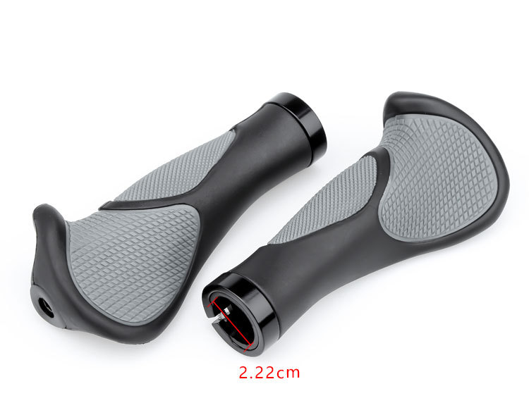 Bicycle rubber horn handlebars, mountain bike horn handlebars, cycling accessories, double-locking anti-slip pair handles pic 12