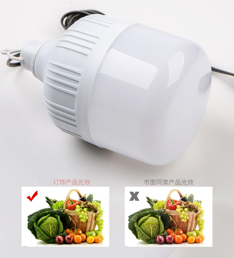 Wholesale of led high-efficiency bulbs for night market street lighting, 12V-85V emergency lighting fixtures, energy-saving bulbs pic 4