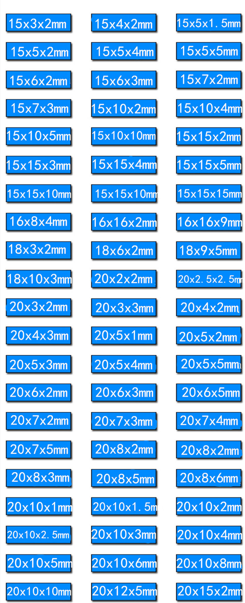 D5x3mm强磁直径5-25圆形磁铁钕铁硼强力磁铁吸铁石磁吸磁钢磁环详情9