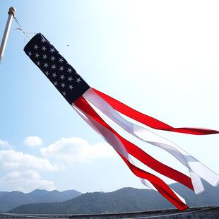 2025新款亚马逊美国独立日对联旗帜门廊布置派对装饰挂旗门帘批发详情1