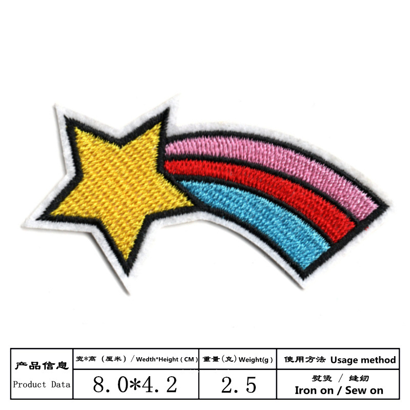 跨境爆款小号动物刺绣烫布贴时尚儿童衣服补丁贴绣花章补洞装饰贴详情16