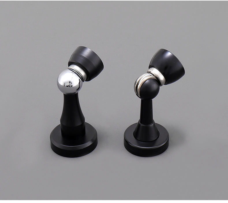 Wholesale stainless steel hydraulic door stop 304 anti-collision buffer silent strong magnetic door to hit bathroom wall and bedroom door stop pic 16