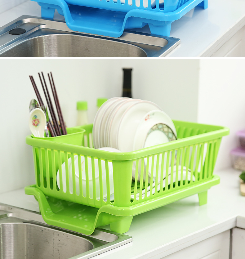 Bowl rack, kitchenware draining bowl rack, kitchen bowl and plate storage rack, dish and chopstick storage rack, storage basket storage rack pic 17