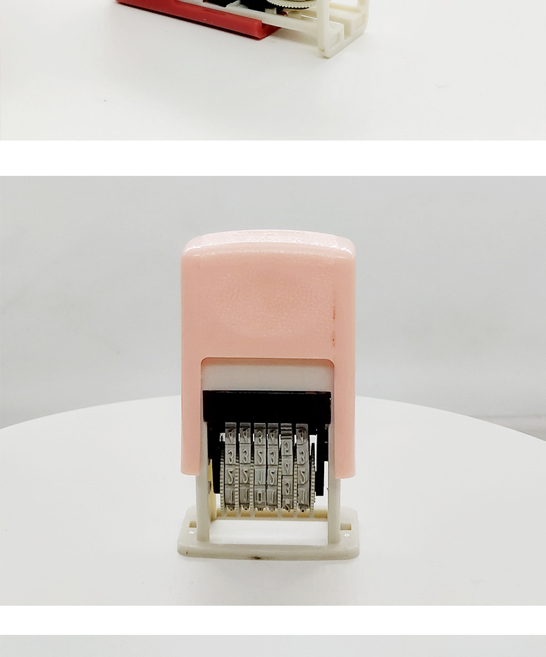 301数字印章6位新款数字可调日期印章转轮多用热卖详情8