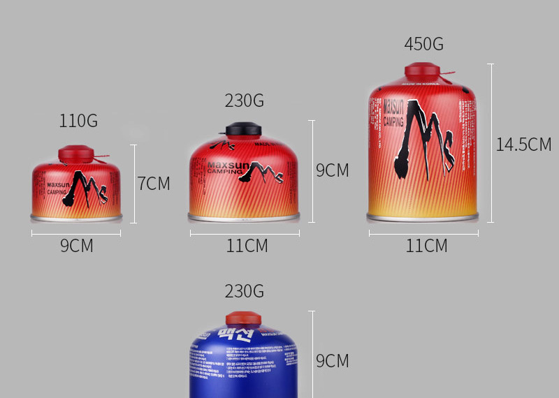 Maixian High-altitude outdoor portable explosion-proof flat gas cylinder Portable high-cold and high-altitude picnic and camping stove flat gas cylinder pic 4