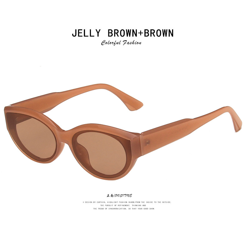 Cross-border European and American personalized sunglasses 2020 new retro hip-hop oval sunglasses Street style trendy and fashionable sunglasses pic 12