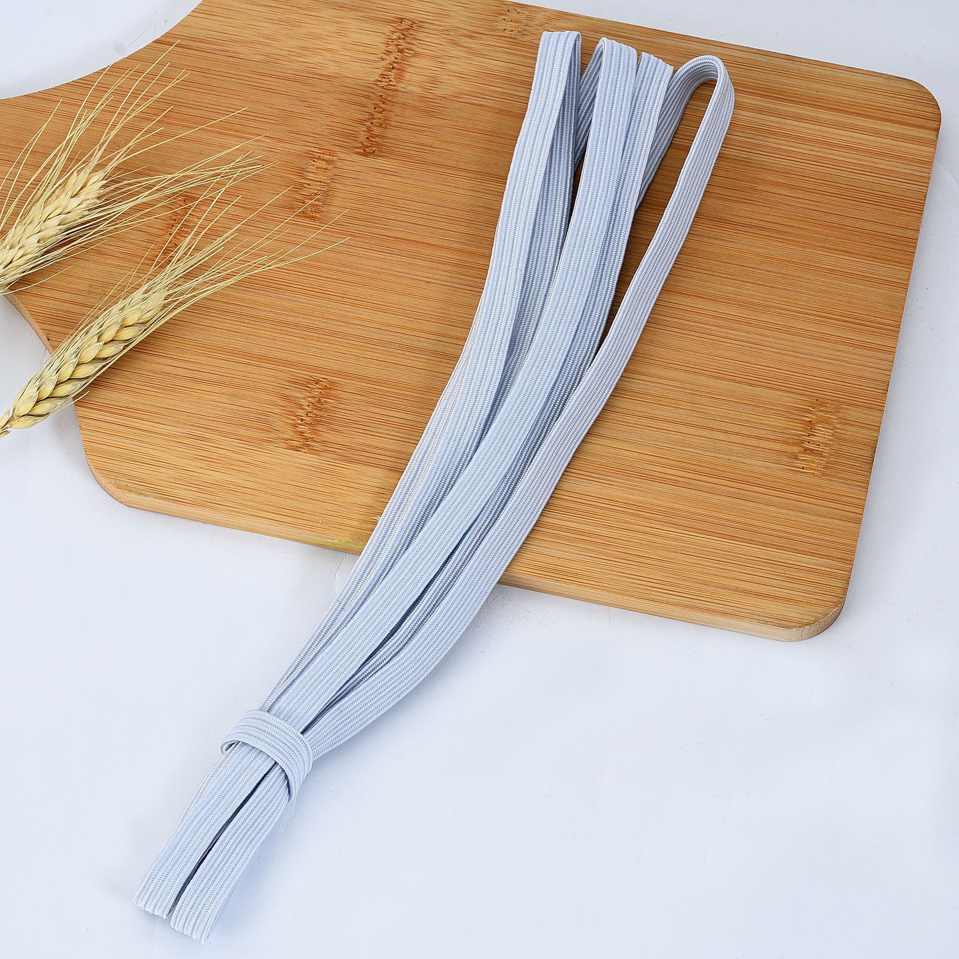 High-elasticity colored latex trouser straps: 0.7mm- 1.2cm, with a slightly flat elastic band, double-layer elastic band at the waist pic 7