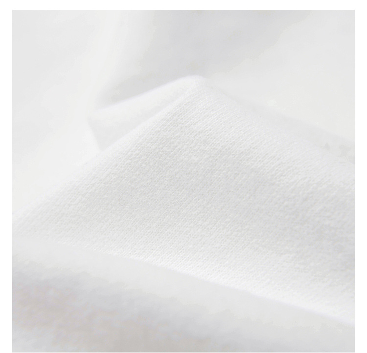 300g three-needle Xinjiang pure cotton heavy weight non-shrinking black and white pure cotton T-shirt for women, brushed breathable short-sleeved for men pic 20