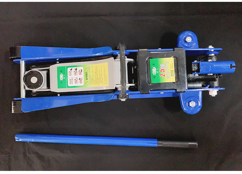 Horizontal hydraulic jack for small cars, 2.5-ton, a special off-road vehicle auto repair tool for changing tires of vehicle-mounted cars pic 9