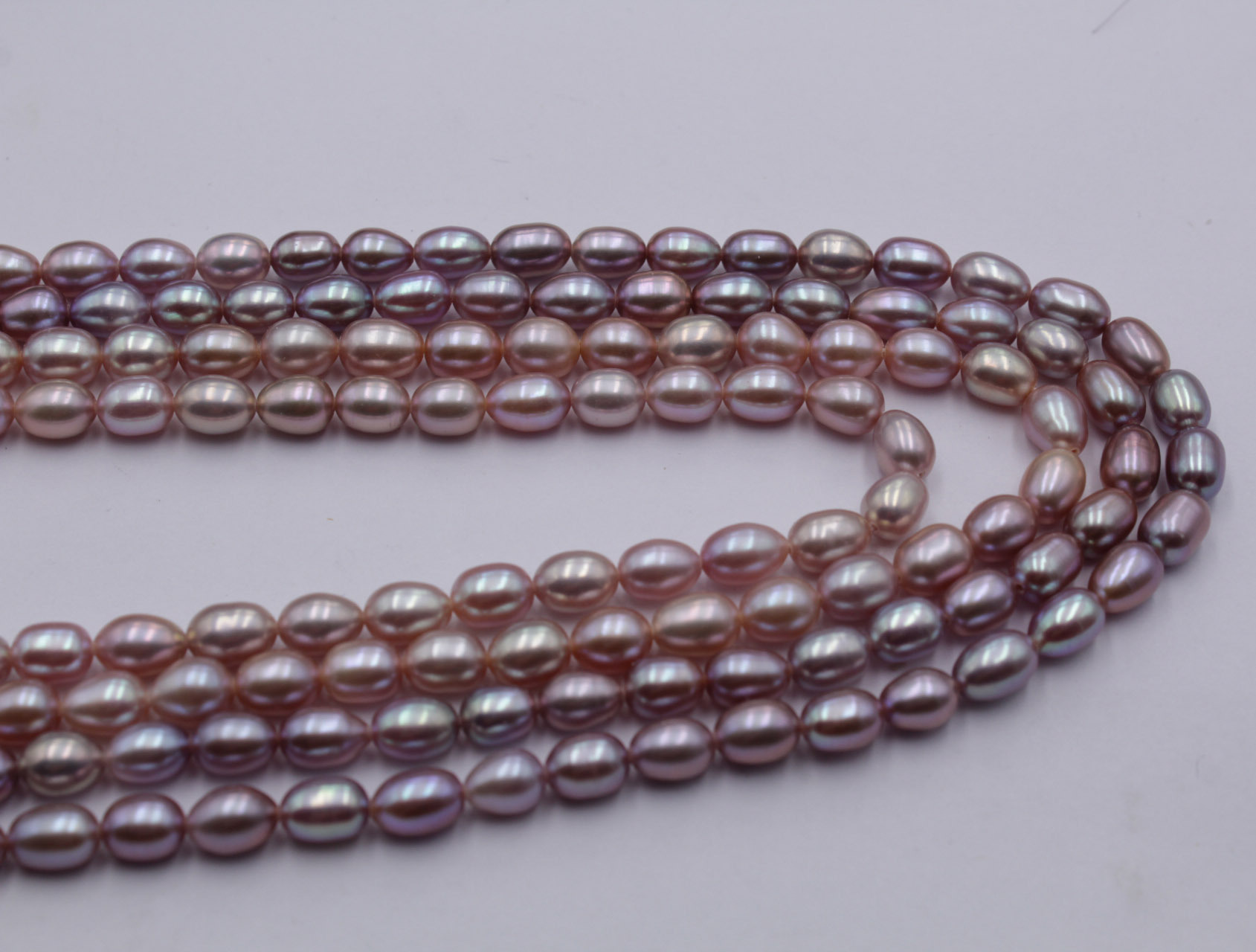 强光2-9mm米形天然淡水珍珠散珠手工diy饰品项链配件通孔米珠批发详情10