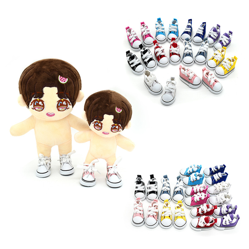 20cm baby shoes, 6 points bjd6 points canvas shoes, 30 cm joint doll dress-up toy doll shoes pic 5