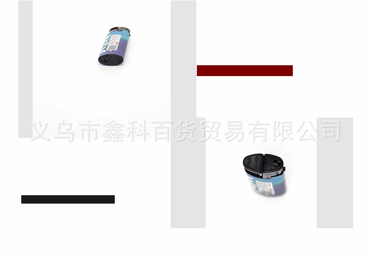 亚马逊明火安全电子广告打火机迷你充气户外生火点火器厨房打火机详情5