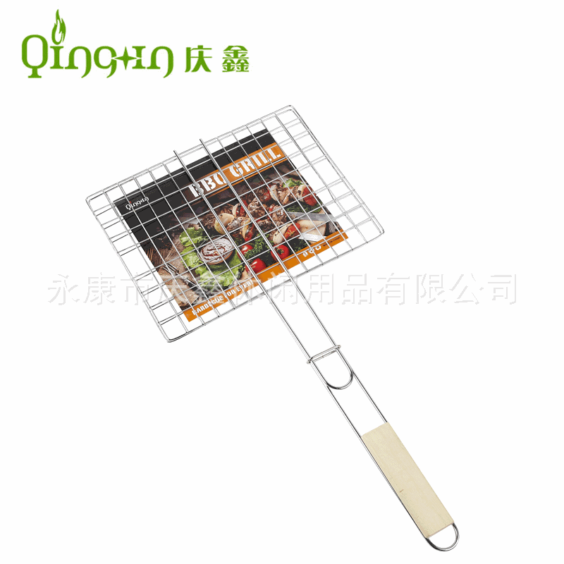 厂家供应圆型汉堡烧烤网 BBQ烧烤架 户外野营烧烤工具详情10